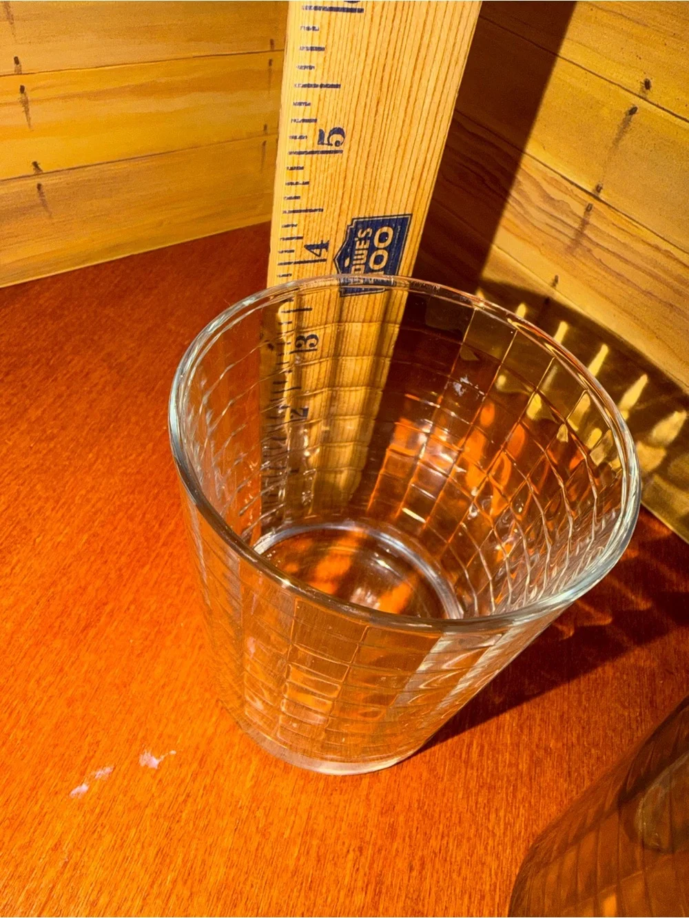 (2) Pasabahce Turkey Optic Block Clear Tumblers Old Fashioned Drinking Glasses